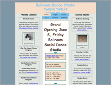 Tablet Screenshot of dancestudio1212.com